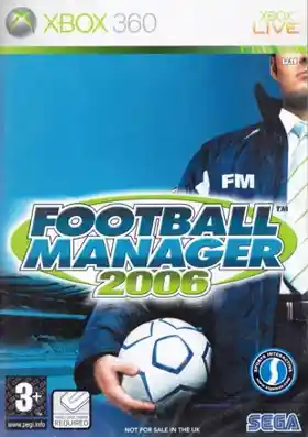 Football Manager 2006 (USA) box cover front